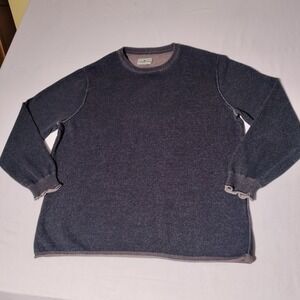 The Normal Brand Sweater Mens‎ XXL Blue Pullover Long Sleeve - Imperfect